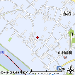 埼玉県春日部市赤沼690周辺の地図