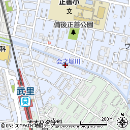 埼玉県春日部市大場1208周辺の地図