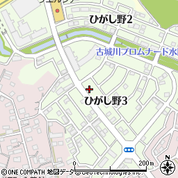 茨城県守谷市ひがし野3丁目20-2周辺の地図