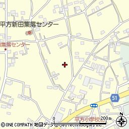 埼玉県上尾市平方1822周辺の地図