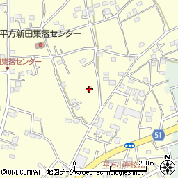 埼玉県上尾市平方1822-2周辺の地図