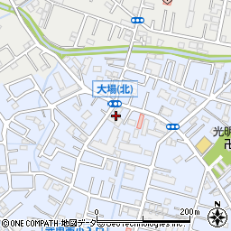 埼玉県春日部市大場1445周辺の地図