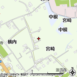 千葉県野田市宮崎232-7周辺の地図