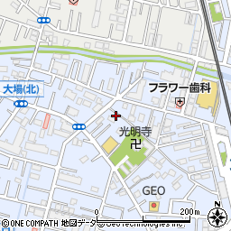 埼玉県春日部市大場1278周辺の地図