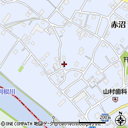 埼玉県春日部市赤沼689周辺の地図