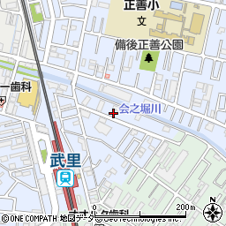 埼玉県春日部市大場1213周辺の地図