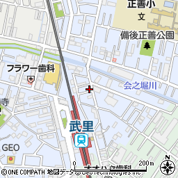 埼玉県春日部市大場1153周辺の地図