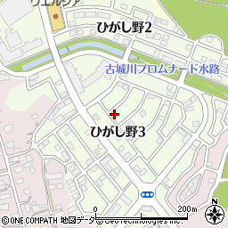 茨城県守谷市ひがし野3丁目22-9周辺の地図