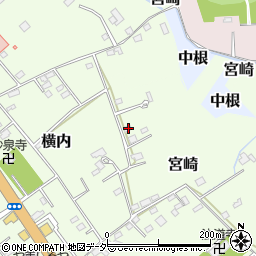 千葉県野田市宮崎232-4周辺の地図