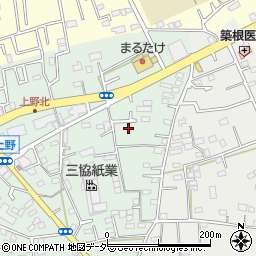 埼玉県上尾市上野263-1周辺の地図
