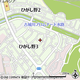 茨城県守谷市ひがし野3丁目23-6周辺の地図