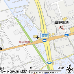 茨城日産自動車潮来須賀店周辺の地図