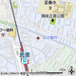 埼玉県春日部市大場1214周辺の地図
