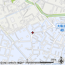 埼玉県春日部市大場232周辺の地図
