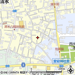 千葉県野田市清水108-8周辺の地図