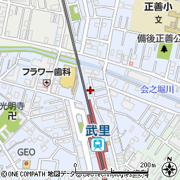 埼玉県春日部市大場1151周辺の地図