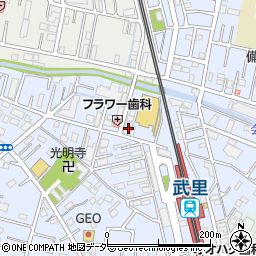 埼玉県春日部市大場1141周辺の地図