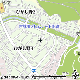 茨城県守谷市ひがし野3丁目24-2周辺の地図