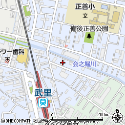 埼玉県春日部市大場1216周辺の地図