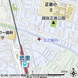 埼玉県春日部市大場1215周辺の地図