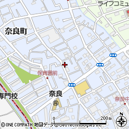 奈良ハイツ周辺の地図