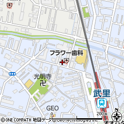 埼玉県春日部市大場1137周辺の地図