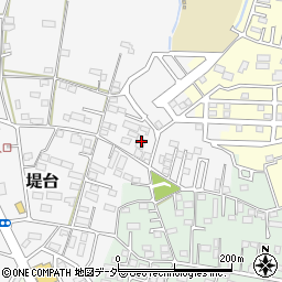 千葉県野田市堤台550周辺の地図
