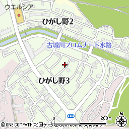 茨城県守谷市ひがし野3丁目22-3周辺の地図