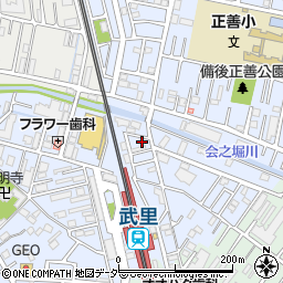 埼玉県春日部市大場1220周辺の地図
