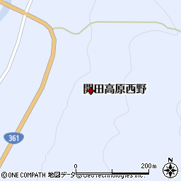長野県木曽郡木曽町開田高原西野周辺の地図