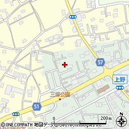 埼玉県上尾市上野78-2周辺の地図