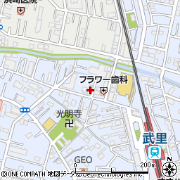 埼玉県春日部市大場1134周辺の地図
