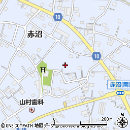 埼玉県春日部市赤沼822周辺の地図