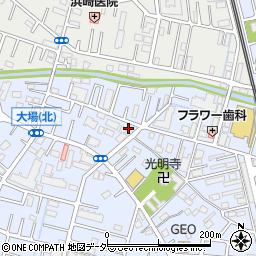 埼玉県春日部市大場1267周辺の地図