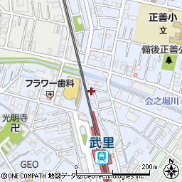 埼玉県春日部市大場1150周辺の地図