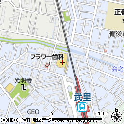 埼玉県春日部市大場1143周辺の地図