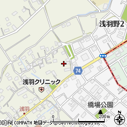 埼玉県坂戸市浅羽997周辺の地図