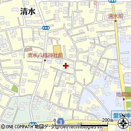 千葉県野田市清水112周辺の地図