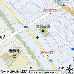 大宮東警察署春岡交番周辺の地図