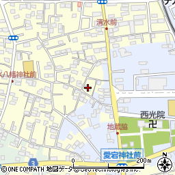 千葉県野田市清水133周辺の地図