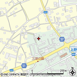 埼玉県上尾市上野78-12周辺の地図