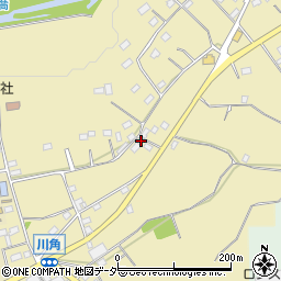 埼玉県入間郡毛呂山町川角1181-1周辺の地図