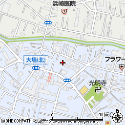 埼玉県春日部市大場282周辺の地図