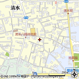 千葉県野田市清水113周辺の地図