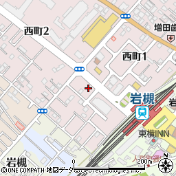 タイムズ岩槻駅西口第３駐車場周辺の地図