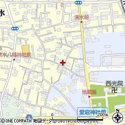 千葉県野田市清水128-2周辺の地図