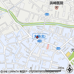 埼玉県春日部市大場250周辺の地図