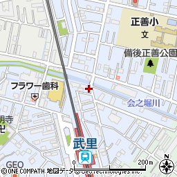 埼玉県春日部市大場1221周辺の地図