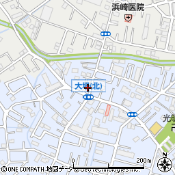 埼玉県春日部市大場251周辺の地図