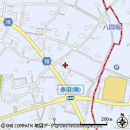埼玉県春日部市赤沼1181周辺の地図